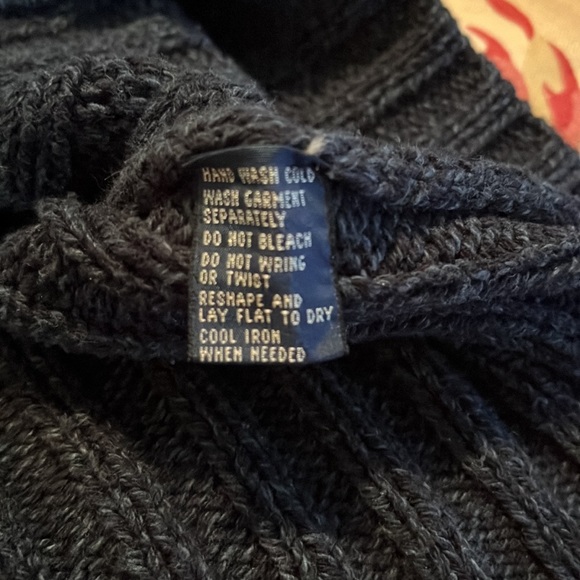 Vtg 80s RALPH LAUREN Polo Size Large Cotton Ribbed Turtleneck Timeless Cozy Soft - Picture 9 of 16